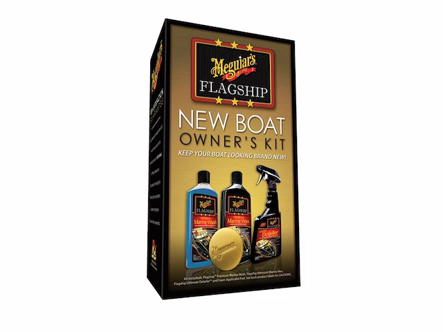 Meguiars flagship new boat owners kit complete onderhoud startersset - afbeelding 1 van  1