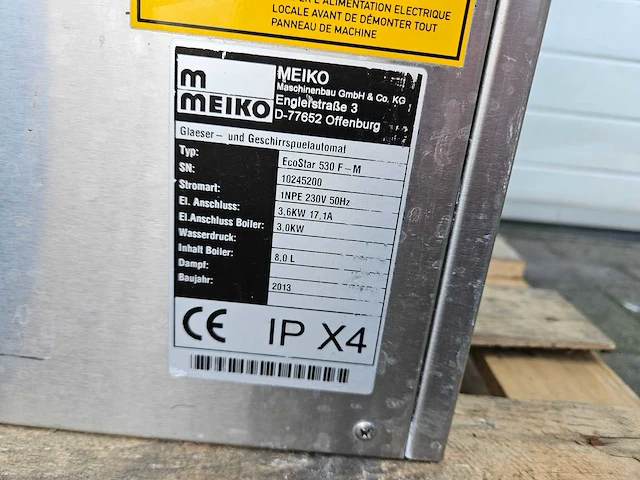 Meiko - ecostar 530f - vaatwasser - afbeelding 5 van  5