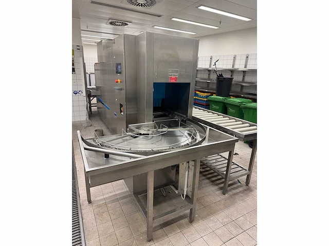 Meiko - m-iq k-m54 v6 p6 - korvenvaatwasmachine incl. rvs aan- afvoertransportbanen, 65 korven, kinetico waterontharders (2x) - afbeelding 3 van  28