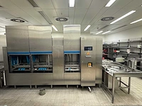 Meiko - m-iq k-m54 v6 p6 - korvenvaatwasmachine incl. rvs aan- afvoertransportbanen, 65 korven, kinetico waterontharders (2x) - afbeelding 1 van  28