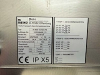 Meiko - m-iq k-m54 v6 p6 - korvenvaatwasmachine incl. rvs aan- afvoertransportbanen, 65 korven, kinetico waterontharders (2x) - afbeelding 20 van  28