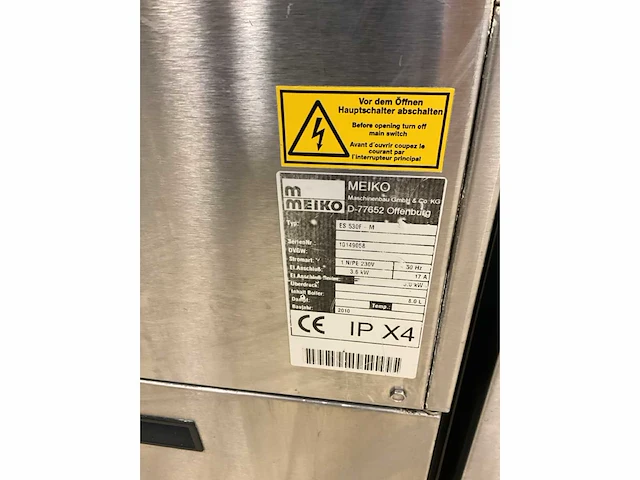 Meiko es 530f-m vaatwasmachine - afbeelding 2 van  10