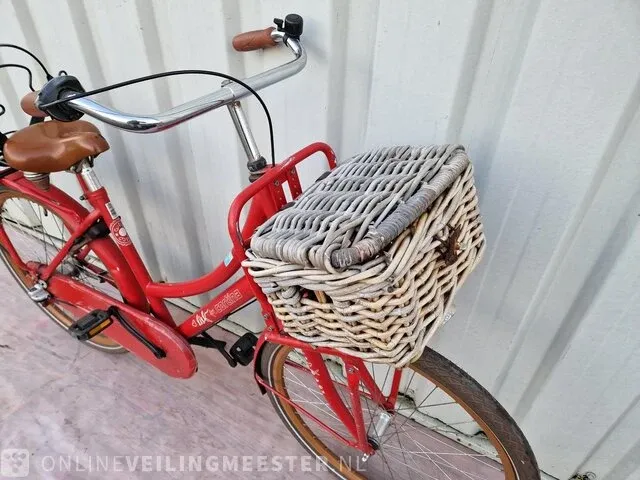 Meisjesfiets cortina, lief, rood - afbeelding 2 van  6
