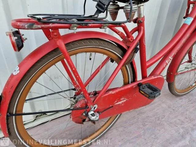 Meisjesfiets cortina, lief, rood - afbeelding 5 van  6