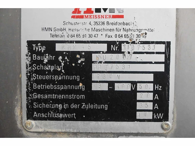 Meissner - rnm 45 - cutter - afbeelding 6 van  8