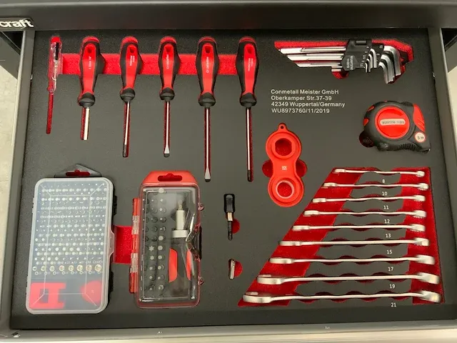 Meistercraft gereedschapswagen 240 delig - afbeelding 11 van  15