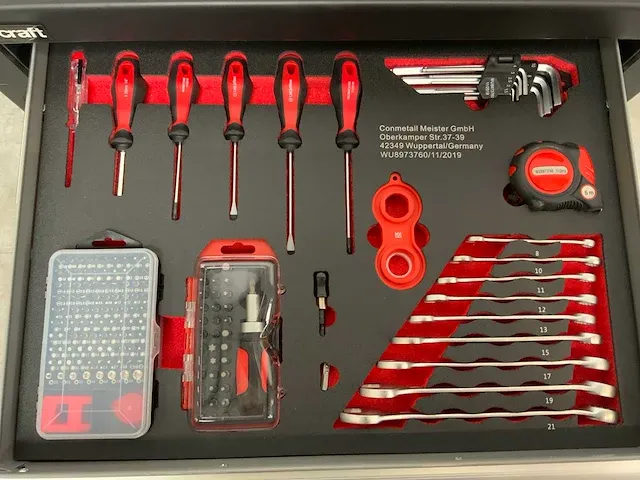 Meistercraft gereedschapswagen 240 delig - afbeelding 11 van  15