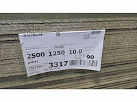 Melamine plaat - 250 cm x 125 cm x 1 cm - bouwhout (10x) - afbeelding 5 van  5