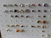 Melano vivid en twisted ringen en stenen in de maten 48 t/m 60. totaal ruim 100 ringen en 125 stenen. - afbeelding 6 van  17