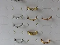 Melano vivid en twisted ringen en stenen in de maten 48 t/m 60. totaal ruim 100 ringen en 125 stenen. - afbeelding 11 van  17
