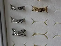 Melano vivid en twisted ringen en stenen in de maten 48 t/m 60. totaal ruim 100 ringen en 125 stenen. - afbeelding 14 van  17
