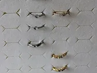 Melano vivid en twisted ringen en stenen in de maten 48 t/m 60. totaal ruim 100 ringen en 125 stenen. - afbeelding 15 van  17