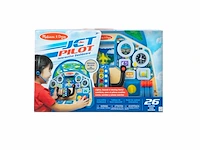 Melissa & doug interactief dashboard voor vliegtuigpiloten,houten speelgoed vanaf 3 jaar - afbeelding 2 van  4