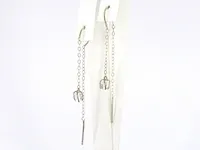 Melissa joy - topaas single drop oorbellen - afbeelding 1 van  2