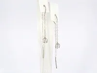 Melissa joy - topaas single drop oorbellen - afbeelding 2 van  2