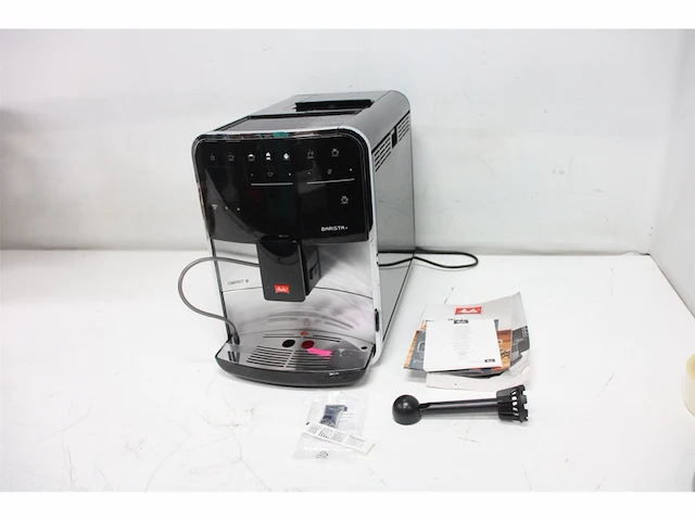 Melitta caffeo barista t smart f831101 volautomatische koffiemachine, smartphonebediening zilver - afbeelding 5 van  6