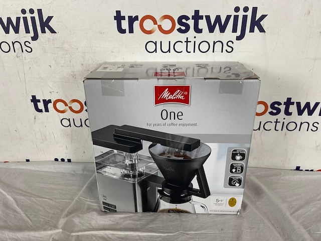 Melitta one pure black filterkoffiezetapparaat - afbeelding 2 van  2