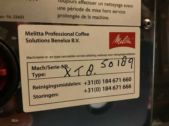 Melitta xt8 koffiemachine (2x) - afbeelding 11 van  21