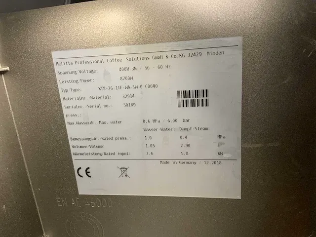 Melitta xt8 koffiemachine (2x) - afbeelding 19 van  21