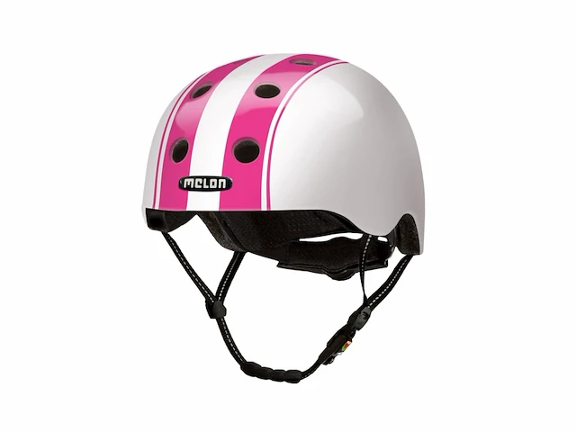 Melon urban active dd fietshelm wit/roze maat 58-63 cm - afbeelding 1 van  4