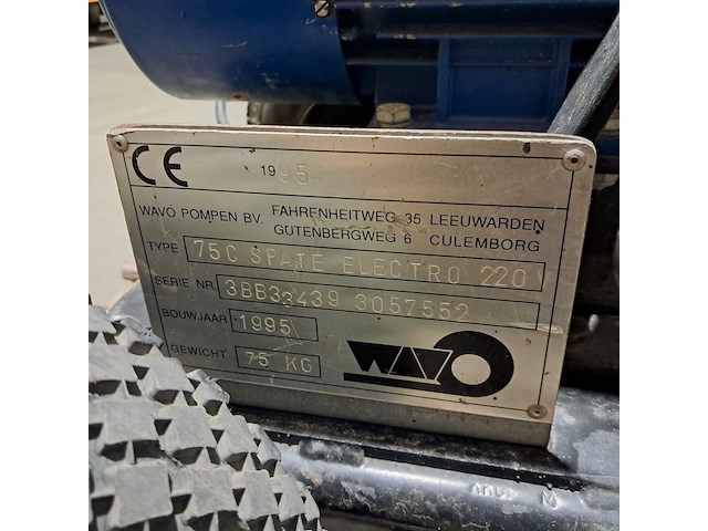 Membraanpomp, spate, 75c, blauw, 1995 - afbeelding 9 van  9