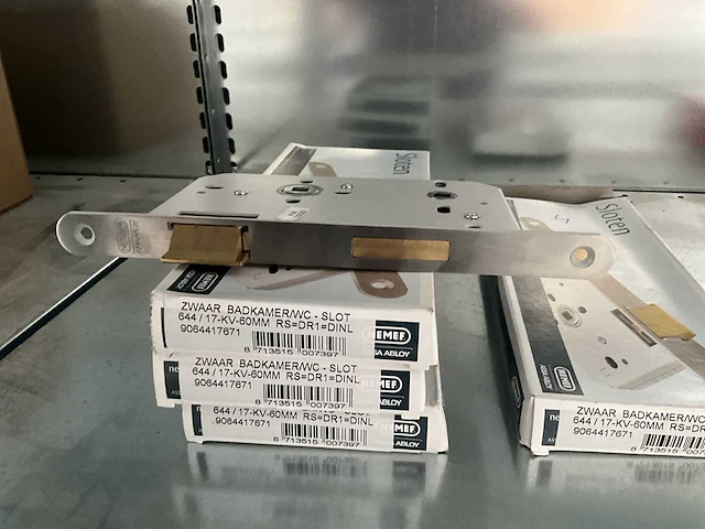Memef 644/17kv-60mm badkamerslot (4x) - afbeelding 1 van  3