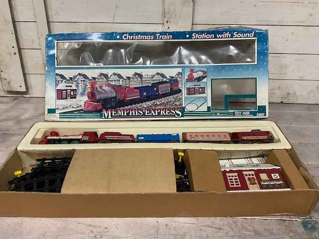 Memphis express modeltrein christmas train - afbeelding 1 van  8