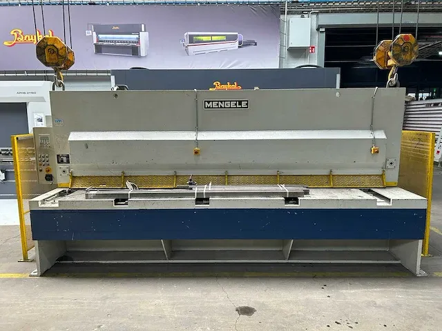 Mengele - s8-4000, 4050x8mm - cnc guillotineschaar - 1998 - afbeelding 1 van  12
