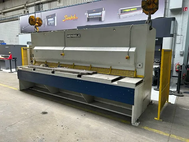 Mengele - s8-4000, 4050x8mm - cnc guillotineschaar - 1998 - afbeelding 6 van  12