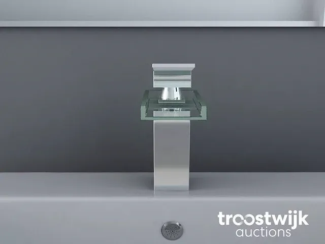 Mengkraan met led en glazen uitloop - afbeelding 3 van  4
