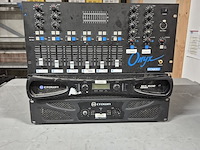 Mengpaneel en 2x versterker, crown, dateq, onyx, xls 1502, xli 2500 - afbeelding 1 van  19