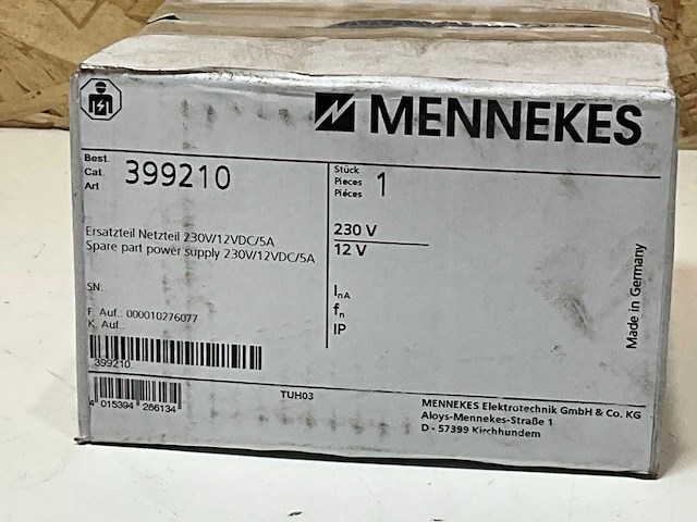 Mennekes phoenix contact 399107 voeding step-ps/ 1ac/12dc/1.5 (4x) - afbeelding 5 van  5