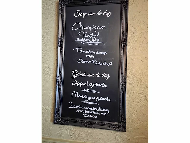 Menu krijtbord - afbeelding 2 van  3
