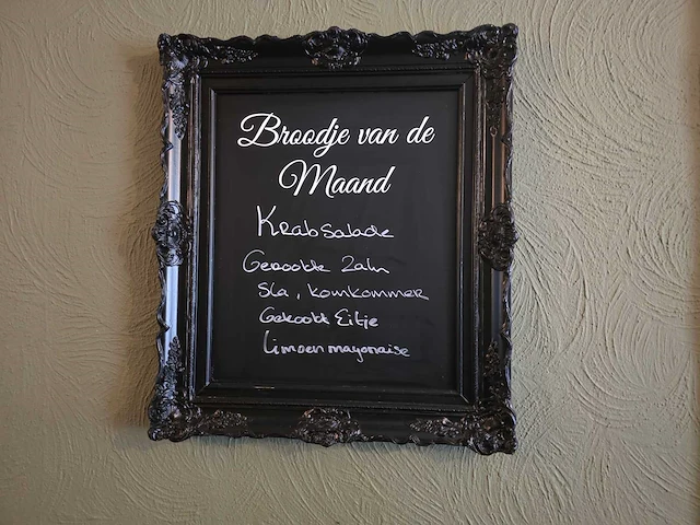 Menu krijtbord - afbeelding 1 van  2