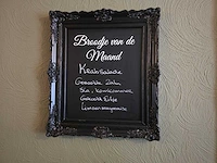 Menu krijtbord - afbeelding 1 van  2