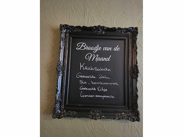 Menu krijtbord - afbeelding 2 van  2