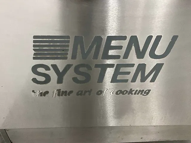 Menu system - 400v - rvs inductie kookeiland - afbeelding 41 van  55