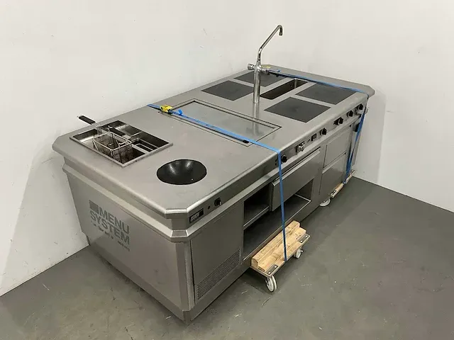 Menu system - 400v - rvs inductie kookeiland - afbeelding 50 van  55