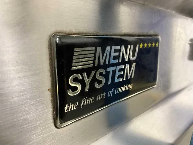 Menu system - 400v - rvs inductie kookeiland - afbeelding 45 van  55