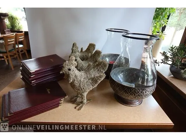 Menukaarten en decoratie artikelen roodbruin - afbeelding 1 van  6