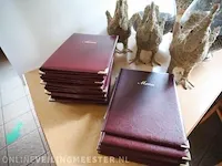 Menukaarten en decoratie artikelen roodbruin - afbeelding 2 van  6