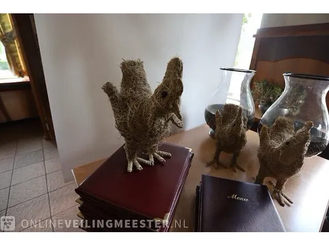 Menukaarten en decoratie artikelen roodbruin - afbeelding 4 van  6