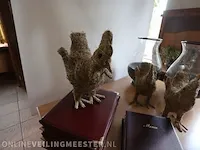 Menukaarten en decoratie artikelen roodbruin - afbeelding 4 van  6