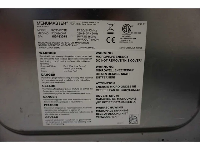 Menumaster - magnetron - afbeelding 5 van  5