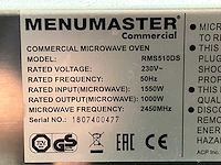 Menumaster rms510ds magnetron - afbeelding 5 van  5