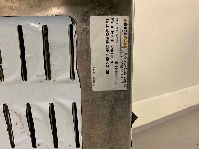 Menumobil - borden lowerator - afbeelding 7 van  9