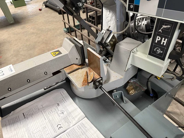 Mep - ph 211 - metalen horizontale bandzaagmachine - afbeelding 5 van  6