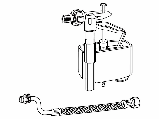 Mepa - vulventielset voor inbouwreservoir (4x) - afbeelding 3 van  3