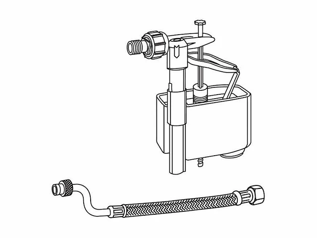 Mepa - vulventielset voor inbouwreservoir (4x) - afbeelding 2 van  3