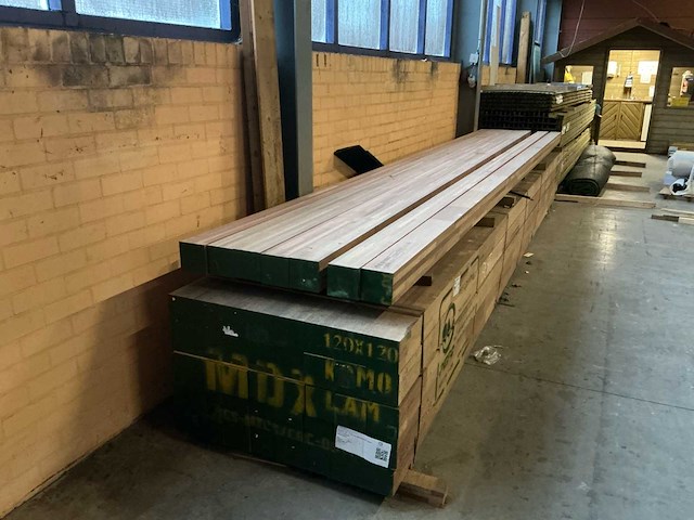 Meranti - komo gelamineerde & ge-vingerlaste balken (47x) - afbeelding 3 van  3